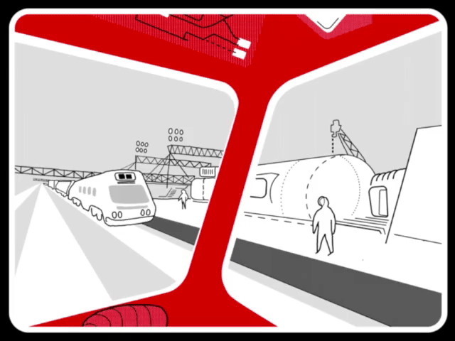view from a railbus