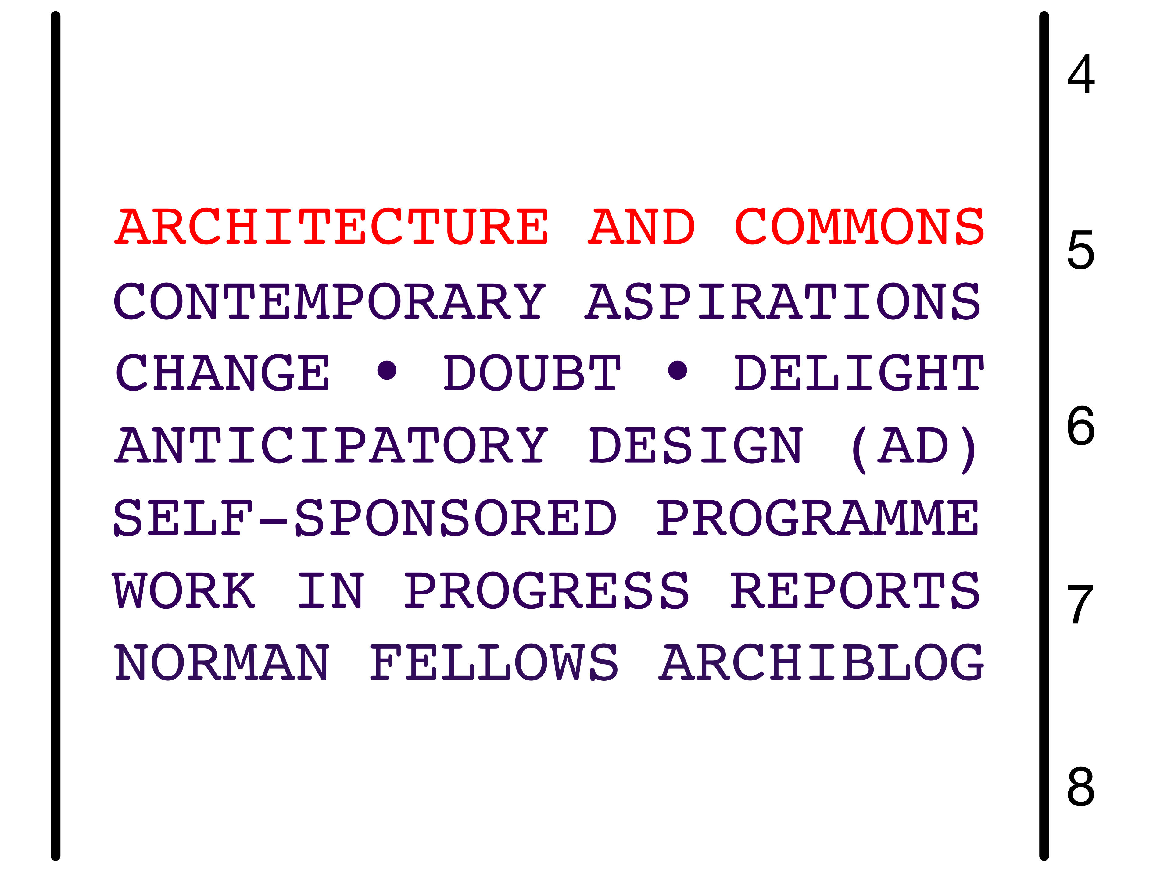 Architecture and Commons